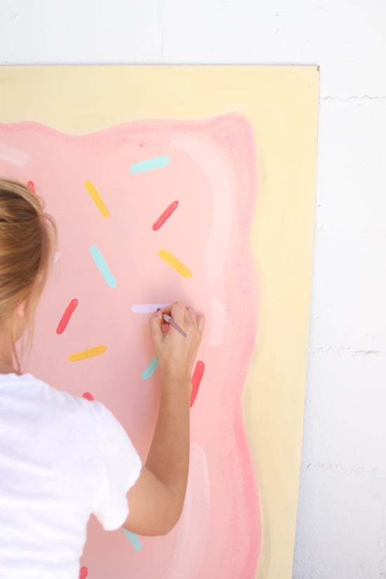 Budget Friendly Costume Idea: Giant $5 DIY Pop Tart Costume for Halloween