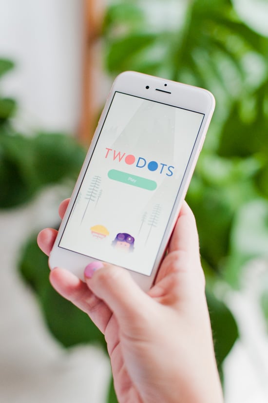 My favorite iPhone game, Two Dots.