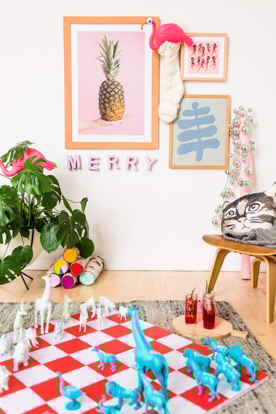 Check Mate: How to Entertain for the Holidays with a Giant DIY Chess Set