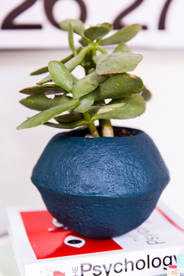 $6 DIY Faux Stoneware Planters in 15 Minutes