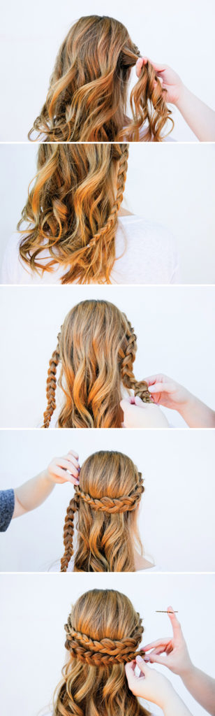 Half Halo Braid Tutorial in 10 Minute or Less - Paper and Stitch