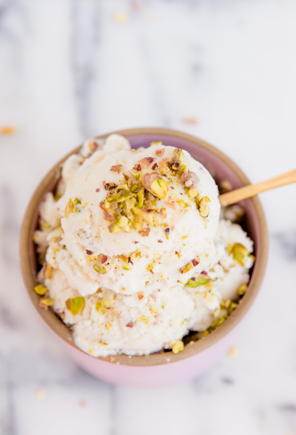 Pistachio pear ice cream recipe