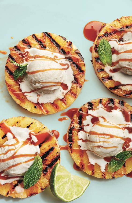 grilled pineapple dessert
