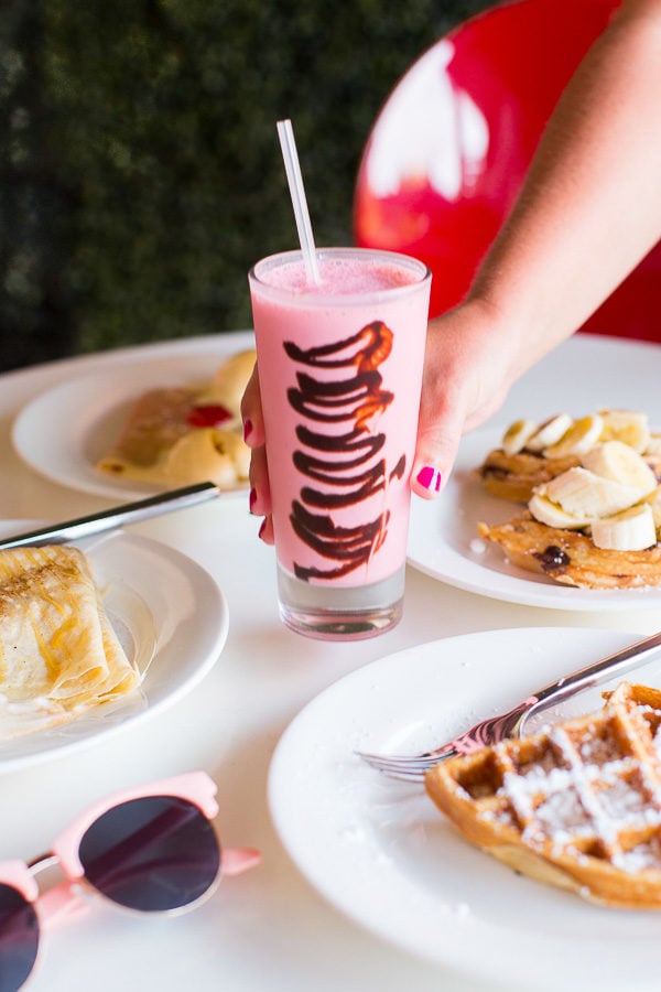 Crepes and milkshakes
