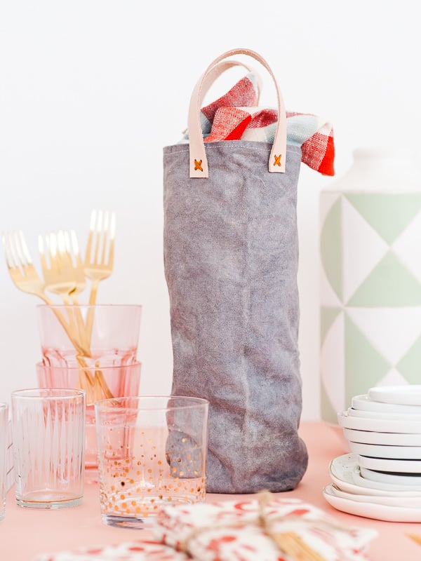 Canvas Wine Bag DIY