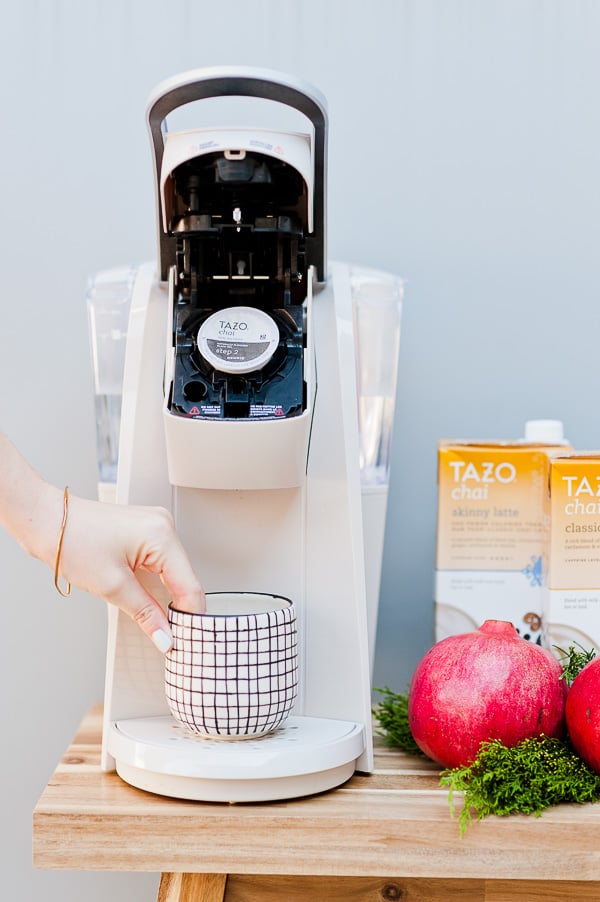 TAZO tea for a winter outdoor party
