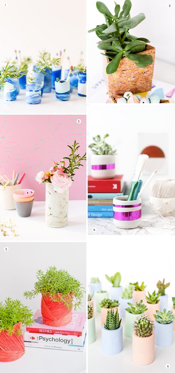 DIY vases that are perfect for mini flower arrangements