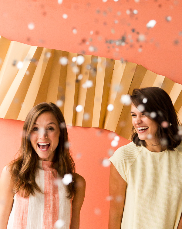 DIY Photo Booth Backdrop + A Painted Pastels Summertime Pie Party With More Entertaining Ideas