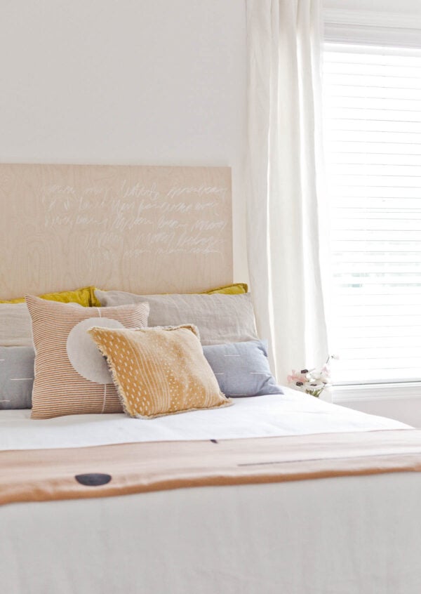 21 Cool + Unique DIY Headboard Ideas - Paper and Stitch