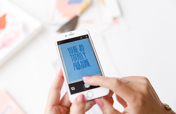 How to make printables using your phone.