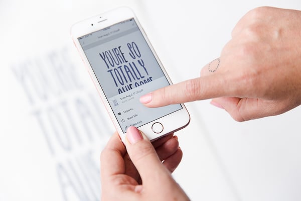 How to make printables using your phone.