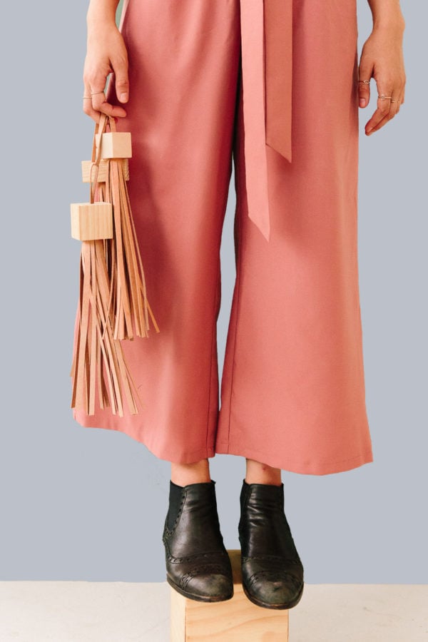 Those statement tassels are actually a DIY. Click through for the tutorial.