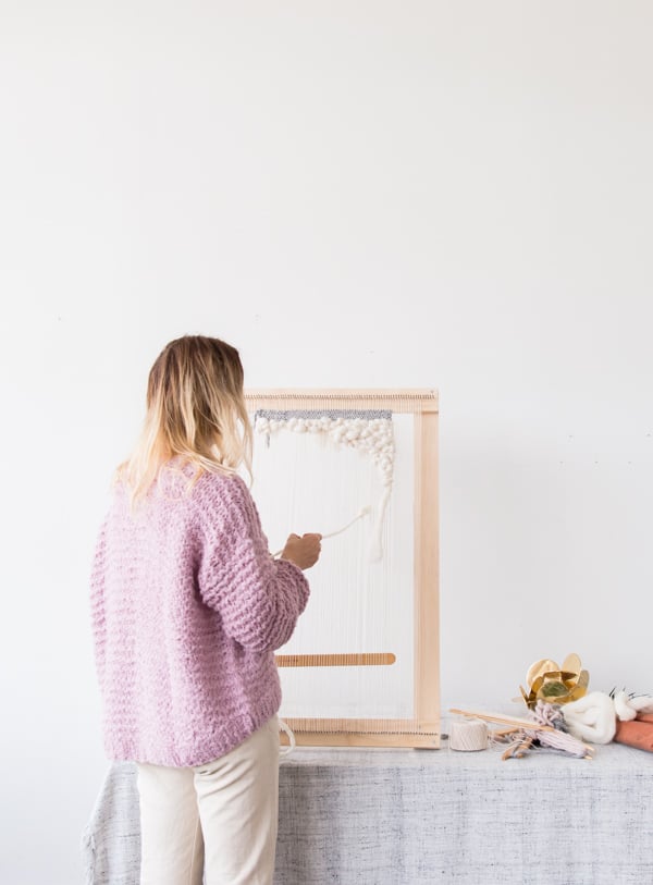 Weave Thieve: How to Make a DIY Weaving Loom for Less than $2