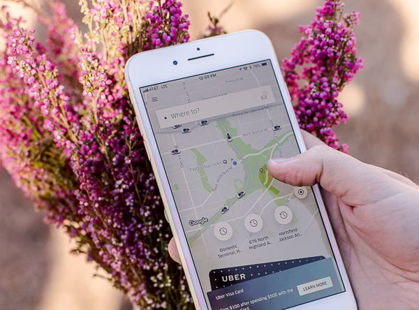 Working with @Uber on a surprise bouquet for a few Atlanta ladies. 