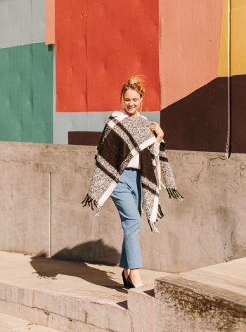 Wrap It Up: A Poncho Wrap Scarf DIY for Winter - Paper and Stitch