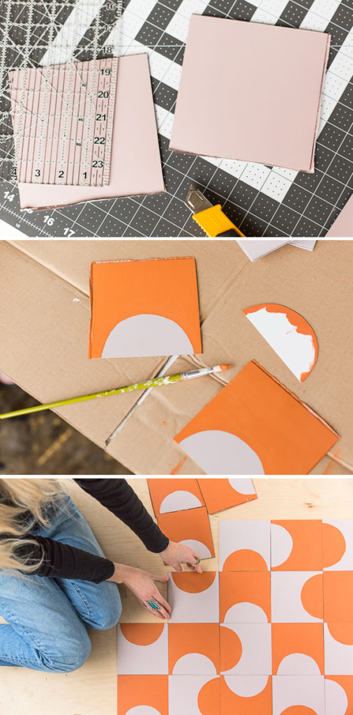 Totally Floored How to Create Your Own DIY Floor Tiles on a Budget