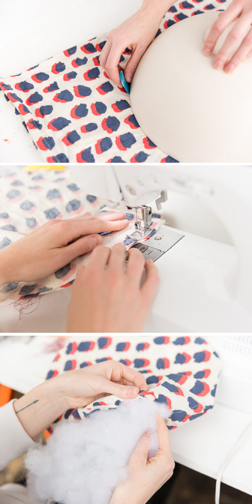 How to Sew a DIY Circle Pillow in Just a Few Minutes
