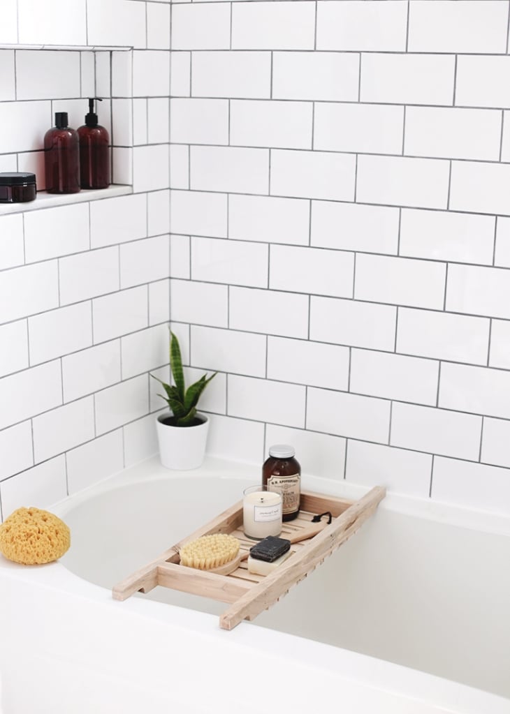 How about this DIY bathtub caddy to help Mom enjoy her Mother's Day? Check out my ultimate Mother's Day Gift Guide: Gifts You Can DIY for more ideas! #mothersday #giftideas #diygifts 