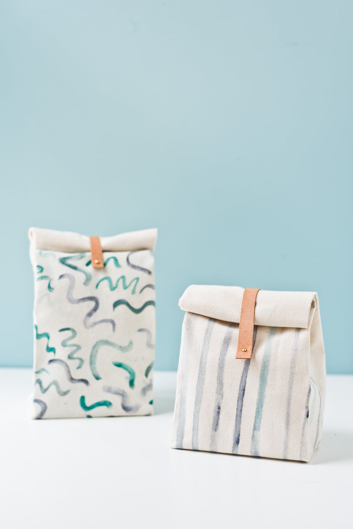 canvas handmade lunch bags for back to school kids