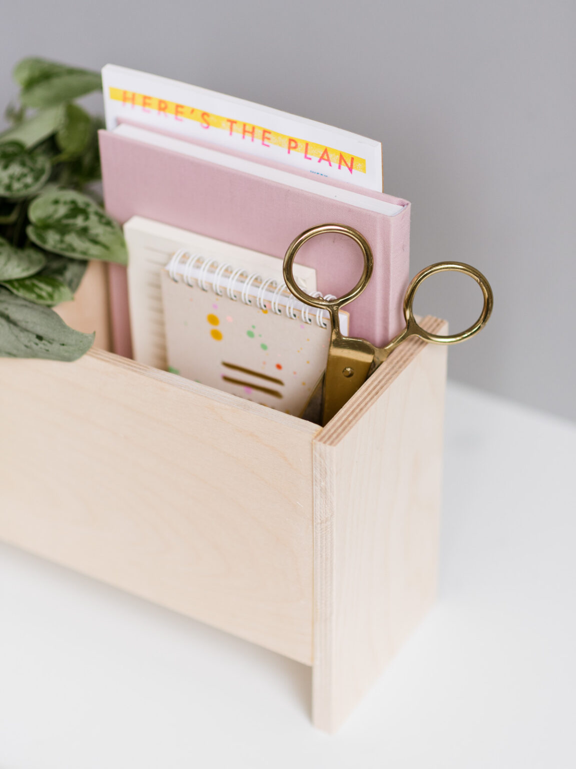 How to Make a Wooden Desk Organizer (DIY)