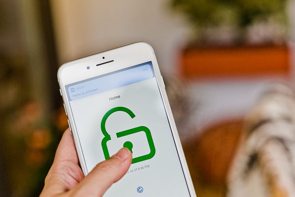 Unlock your door with your smartphone.