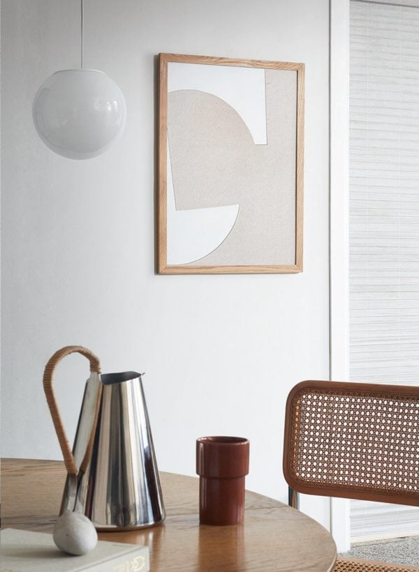 Love this minimal framed art piece. Check out the latest "I Spy DIYs" for more inspiration. #diy #soart #idea #atelier #minimalart #wallart