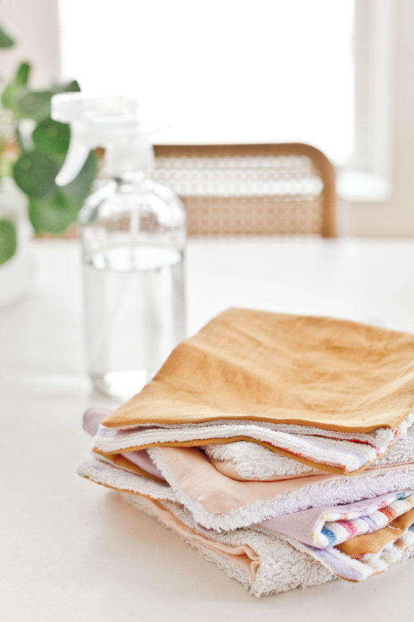 Unpaper Towels How to Make Reusable Paper Towels with Fabric Scraps