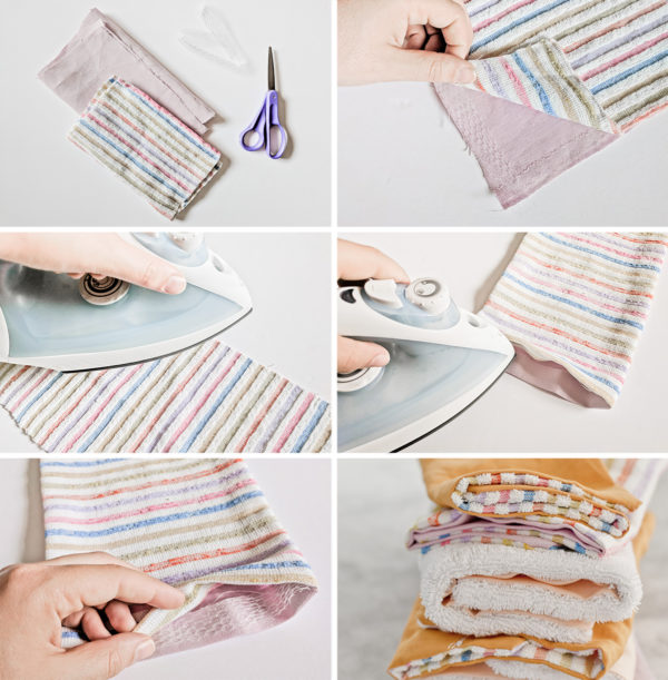 Unpaper Towels How to Make Reusable Paper Towels with Fabric Scraps