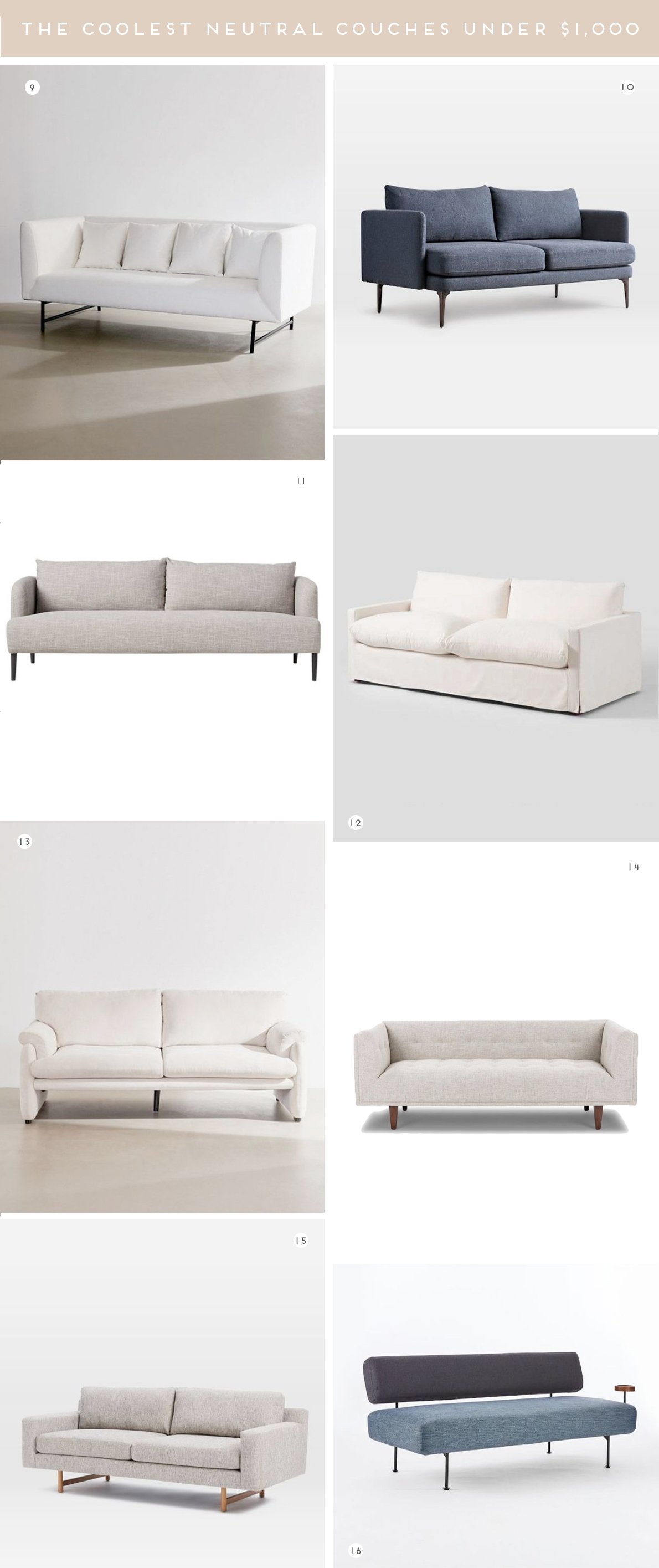 Coolest cheap couches 2020