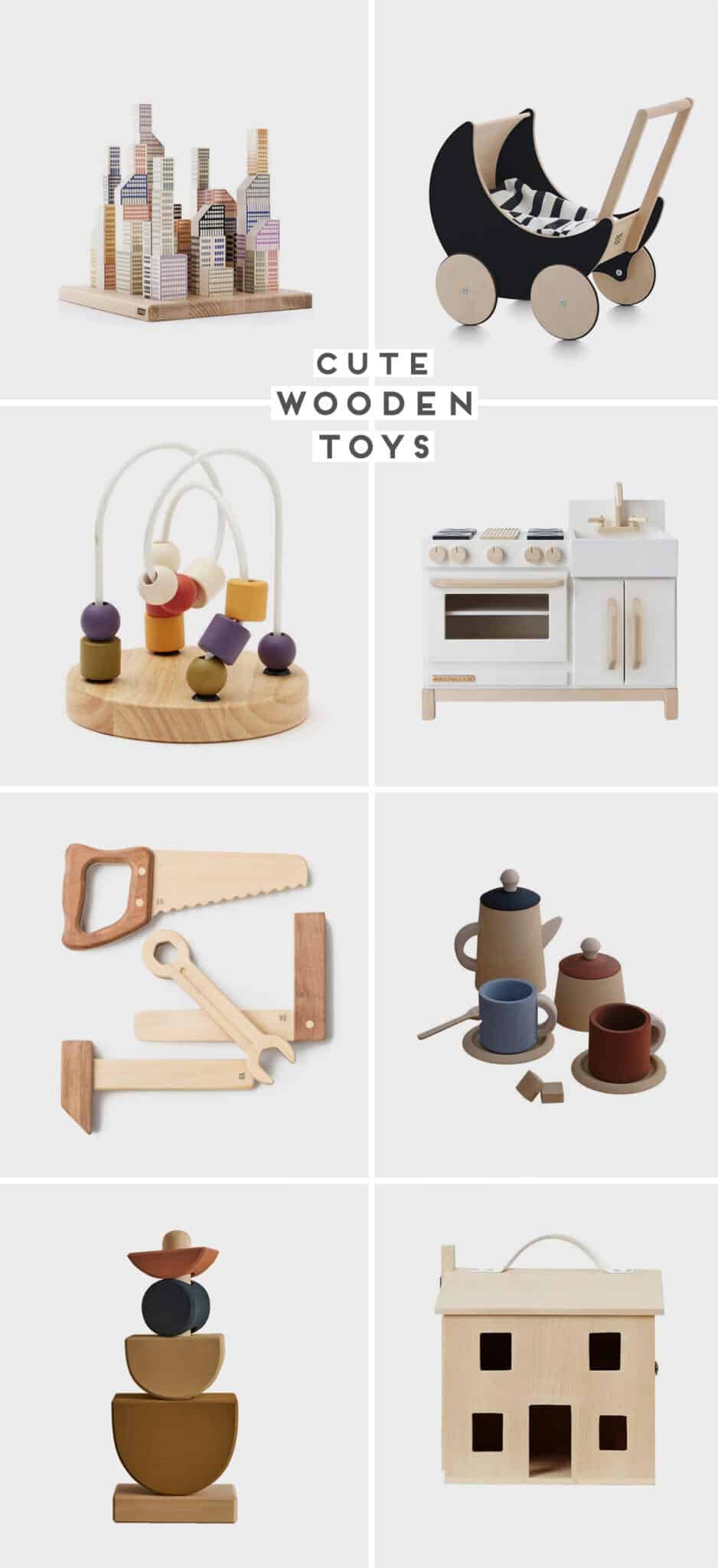 Cool Wooden Toys for Babies, Toddlers, and Kids