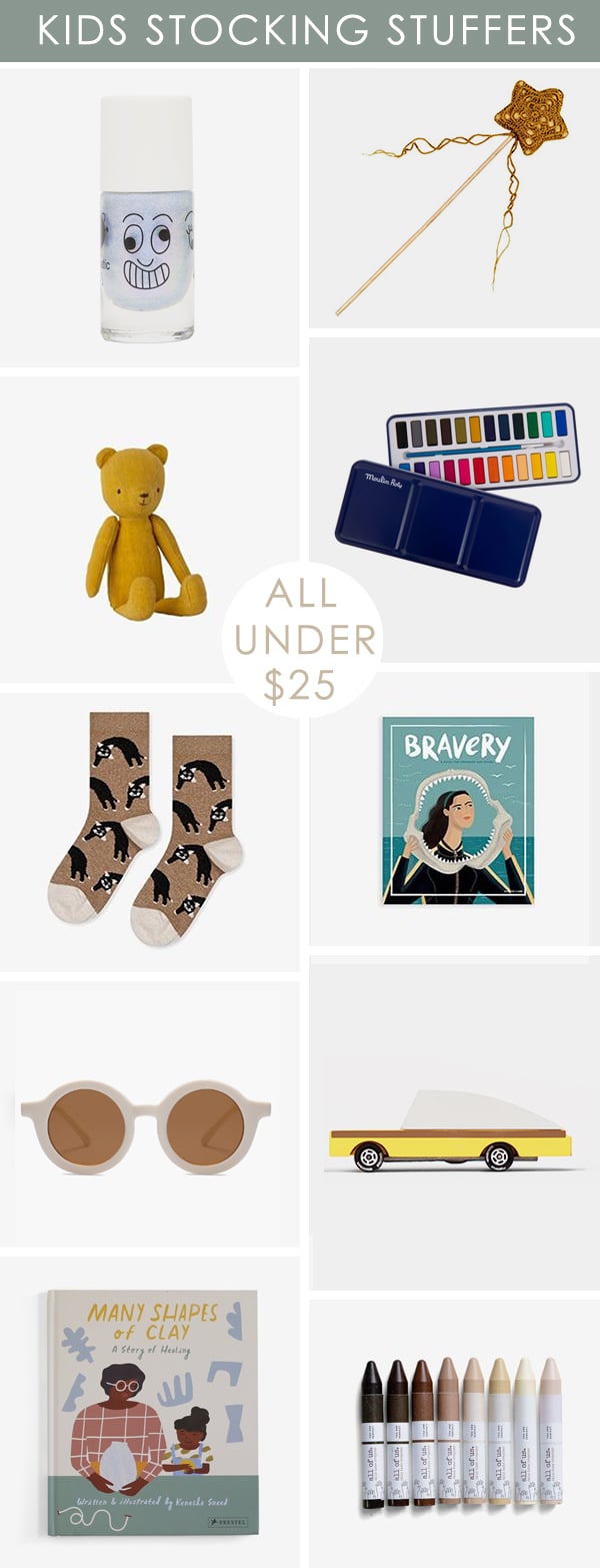 Roundup of images featuring kids gifts and toys on grey background