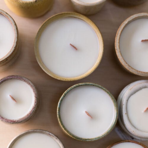 How to Make Soy Candles (So Easy) Paper and Stitch