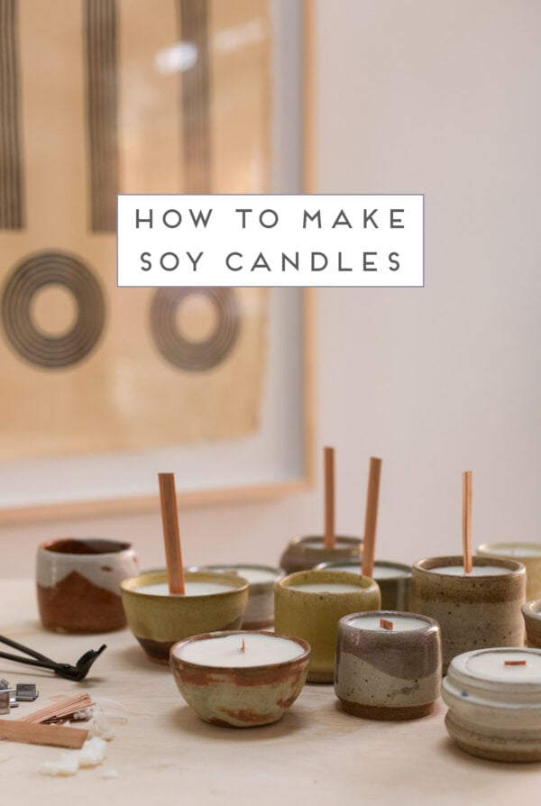 How to Make Soy Candles (So Easy) Paper and Stitch
