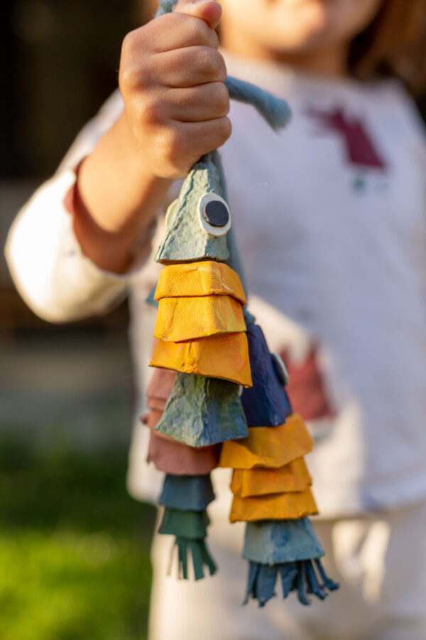 Egg Carton Craft Idea How to Make Egg Carton Fish