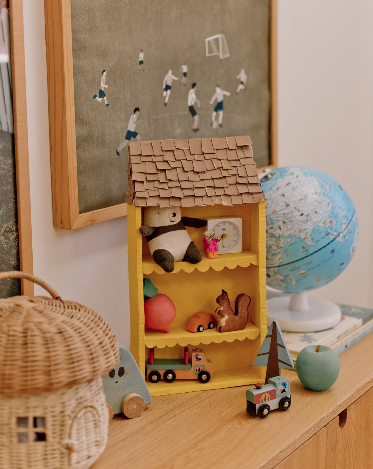 cute kids room with unique unisex decor for kids