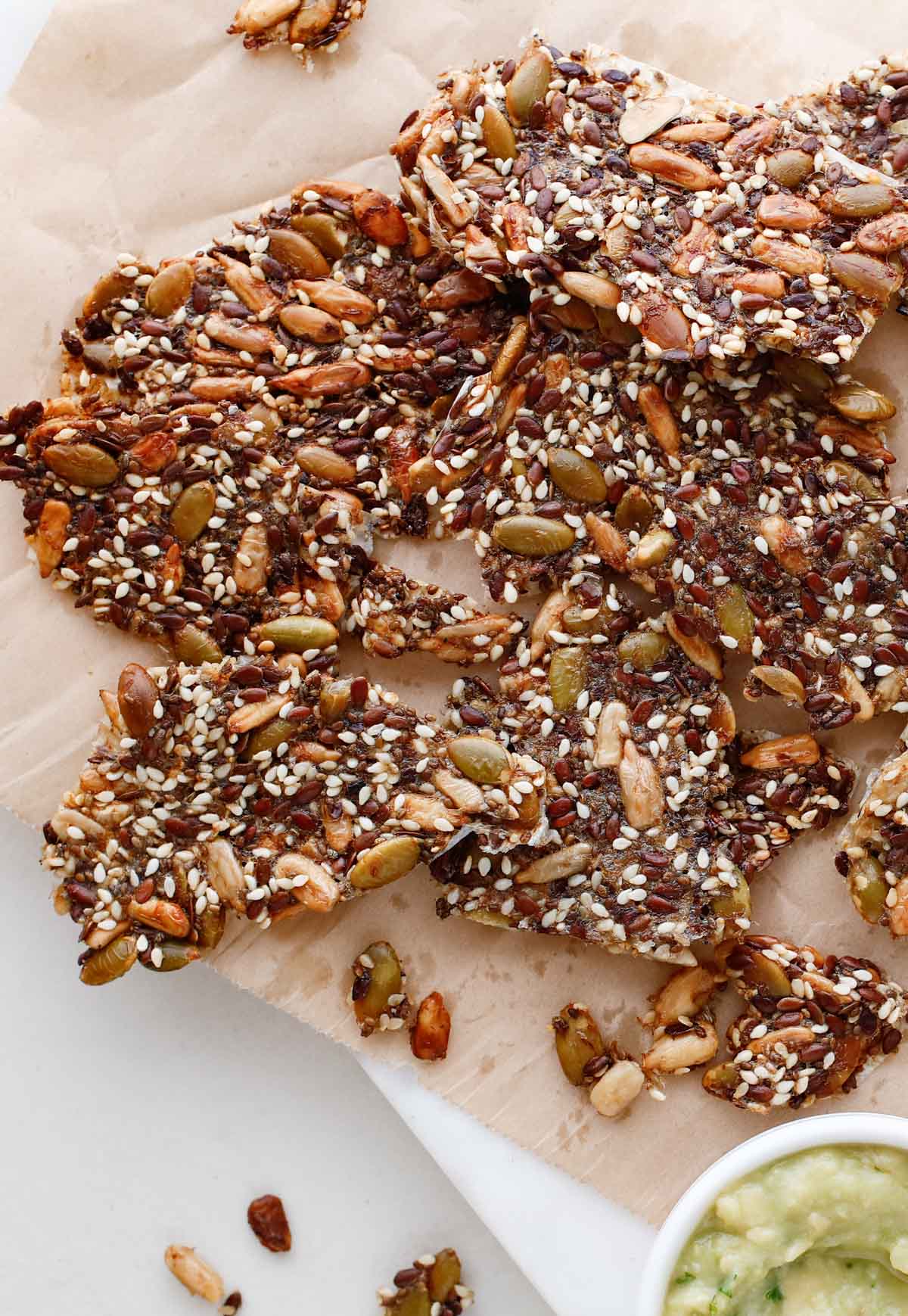 Seed Crackers (Recipe) – Paper and Sew